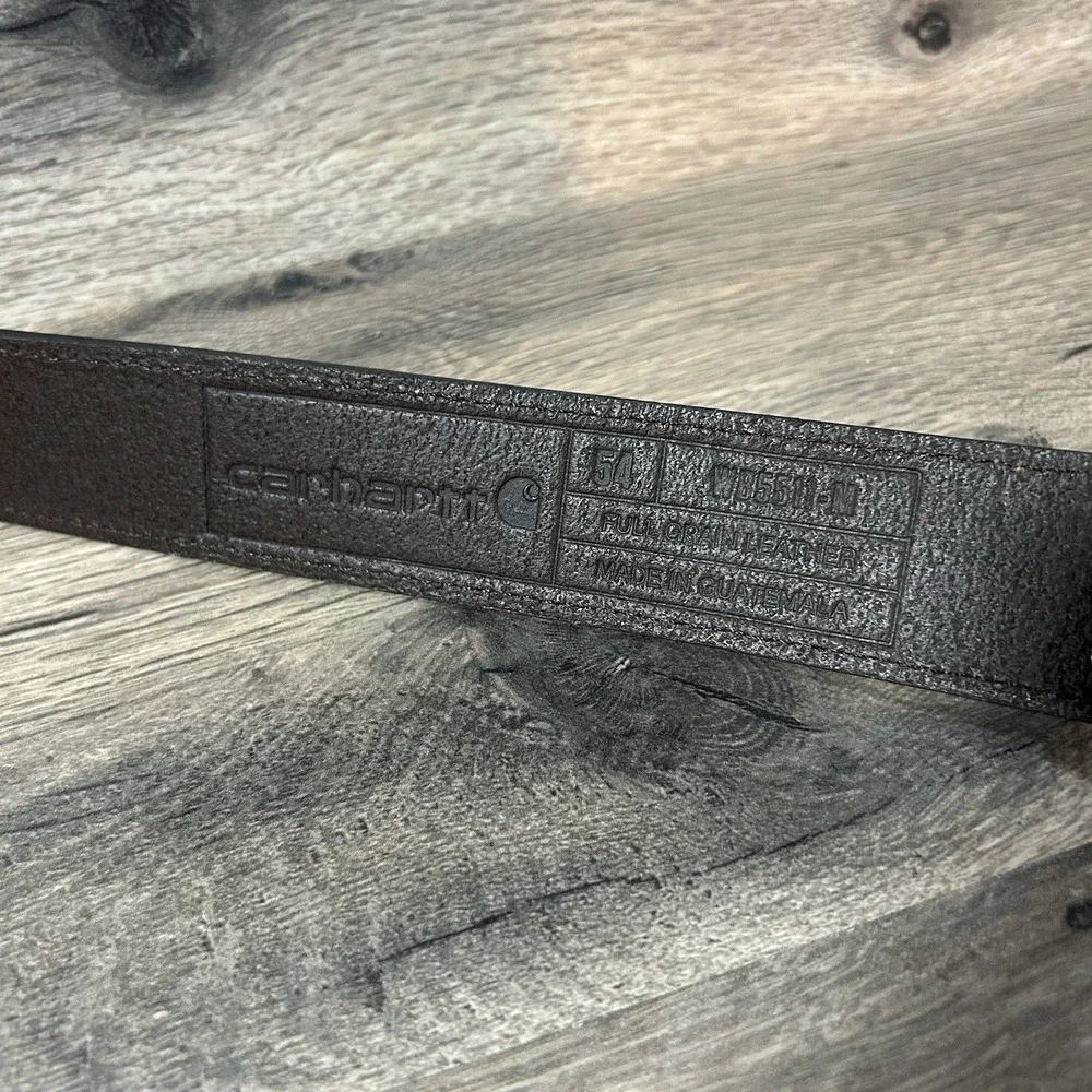 CARHARTT MEN'S BELT - SIZE: 54 BROWN W85511-M
